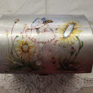 Pretty Fairy Garden musical Schylling jewelry box